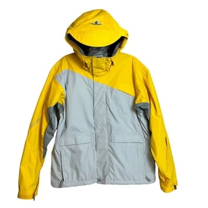 Burton Radar Snow Ski Snowboard Jacket UNISEX Small Lightweight Gray Yellow - Picture 1 of 20