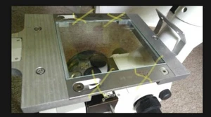 Siskiyou 2 pezzi Inserto piastra palco/vetro 6" x 5,1" per Nikon TS-100 per ricambi - Foto 1 di 12