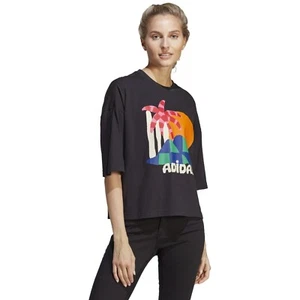 ADIDAS DONNA T-SHIRT CORTA OVER COTONE art. HS1177 mod. FARM GFX TEE - Picture 1 of 6