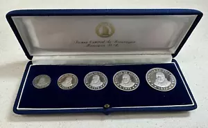 Nicaragua 5 Coin Proof Set • 1972 • With Original Box • 1 Cordoba - 5 Centavos - Picture 1 of 5