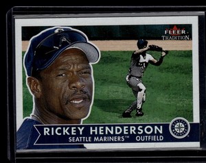 Rickey Henderson 2001 Fleer Tradition #201