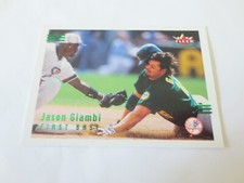 2002 Fleer Triple Crown Emerald Jason Giambi #62 serial #323/342