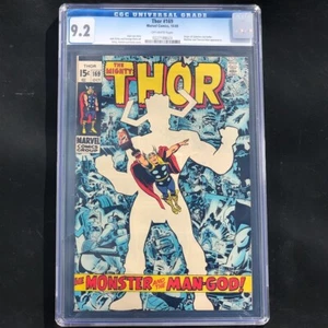Thor #169 (Marvel 1969) 🌟 CGC 9.2 🌟 Galactus Origin! Marvel Graded Comic - Imagen 1 de 4