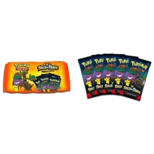 Pokemon Cards - Limited Edition Trick-or-Trade 2024 Mini Booster Packs X5 - Picture 1 of 3
