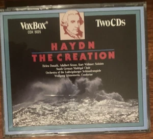 Haydn - "The Creation" Double CD Vox Box Ludwigsburger Orch Gonnenwein - Foto 1 di 4