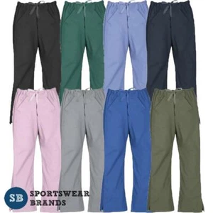 Ladies Bootleg Scrubs Pants Nurse Doctors Medical Healthcare Vet H10620 - Picture 1 of 7