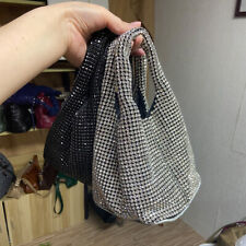 Luxury Diamonds Basket Bag Women Handbag Shinny Rhinestone Shoulder Bag Party
