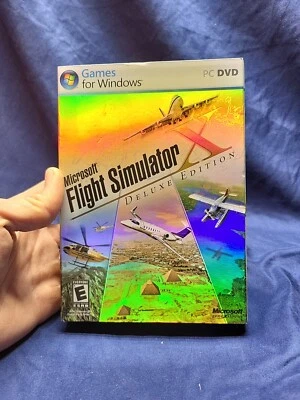 Flight Simulator X: Deluxe Edition (PC: Windows, 2006) Company Game Rare & NEW! - Image 1 of 3