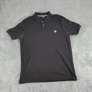 Camisa Polo Paul Smith Para Hombre XL Negra Manga Corta Logo Cebra - Imagen 1 de 10
