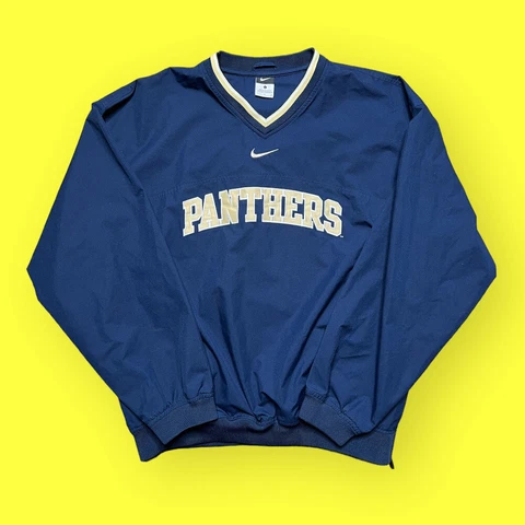 Pitt Panthers Nike Windbreaker Jacket Center Swoosh Men’s Large Blue Pittsburgh Cover