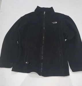 Chaqueta negra de lana con cremallera completa para niños The North Face talla extra grande XL - Imagen 1 de 5