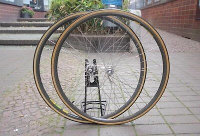 Shimano Dura Ace FH 7401 HB 7400 / Mavic Mach 2 CD 2  / 36 H / Tubular Wheel Set - Bild 1 von 4