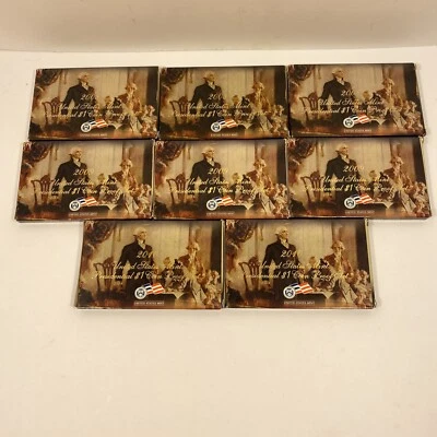 2008, 2009, 2010 COA 8 Sets U S Mint Presidential $1 Coin Proof  32 Coins OG - Image 1 of 4