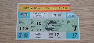 Ticket 1982 Yugoslavia vs. Northern Ireland World Cup 1982 #12 9387 - Picture 1 of 2
