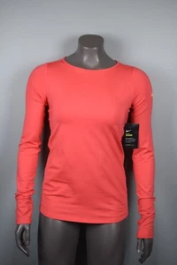 NWT! Girls Youth Nike Pro Warm Long Sleeve Top sz M-XL 915369 850 Training  - Picture 1 of 7