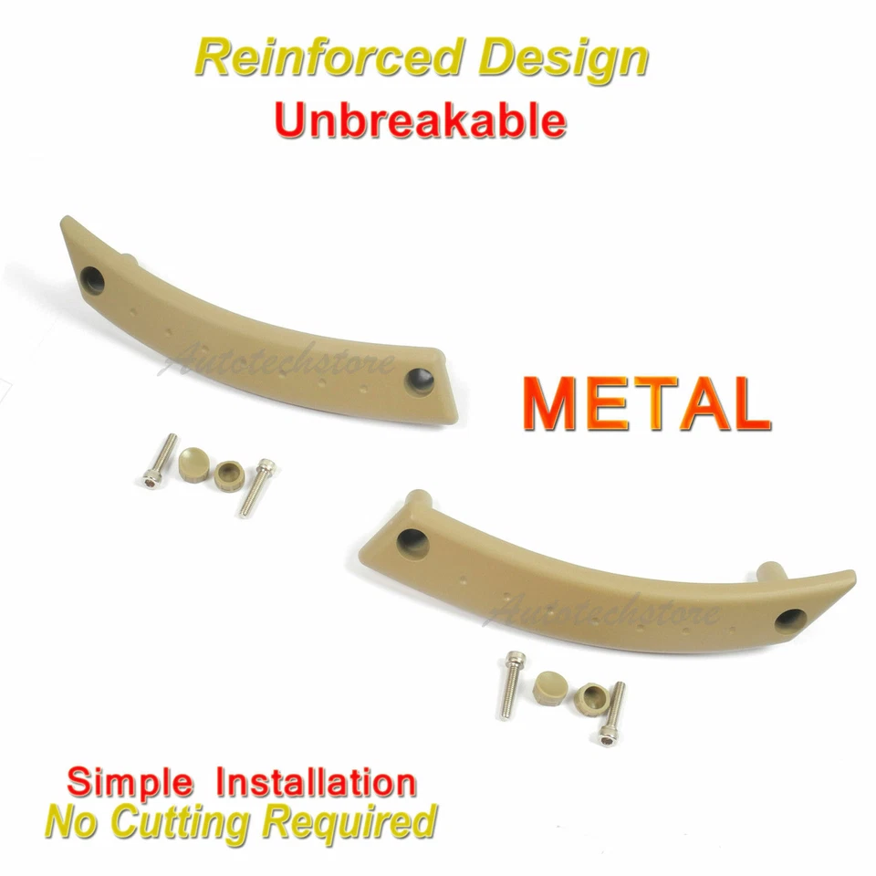 98 VW Escarabajo Par MEJORADO Metal Interior Panel Puerta Tirador Manija Kit de Reparación Tostado Foto 1 de 4