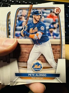 PETE ALONSO NEW YORK METS 2023 BOWMAN BASEBALLKARTE #78 NL ROTY 2019 - Bild 1 von 2