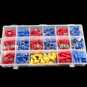 [LF] 330PCS Insulated Terminal Electrical Connector Ring Pressure Wiring Bullet - Picture 1 of 5