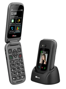 TTfone TT970 Whatsapp 4G Touchscreen Senior Big Button Flip Mobile Phone 8MP New - Afbeelding 1 van 16