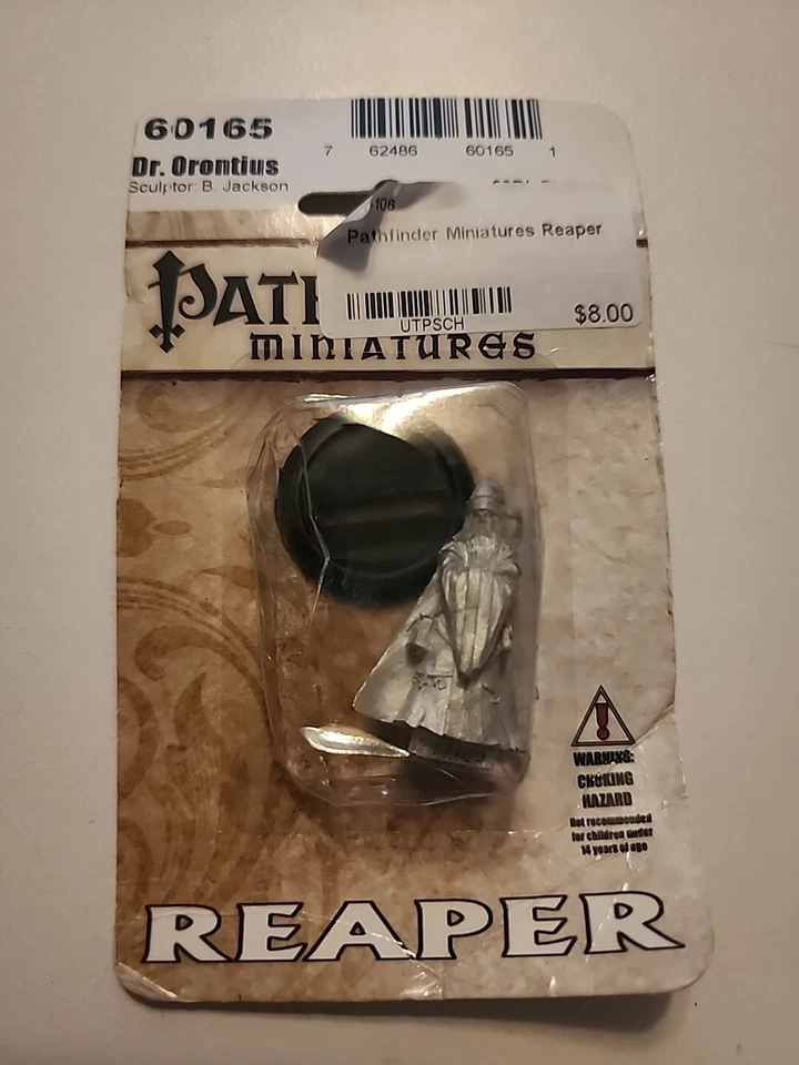 Pathfinder  Miniatures  REAPER Dr. Orontius 60165 - Image 1 of 2