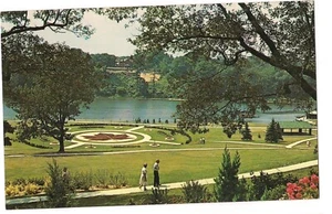 Maple Leaf Garden at HIGH PARK Pond or Lake Toronto Canada Ontario Postcard - Picture 1 of 2