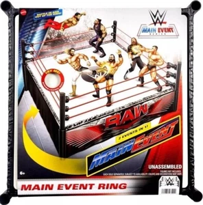 WWE Superstar RAW MAIN EVENT Ring (34x34cm) Basic Elite Ultimate Mattel 2025 - Foto 1 di 2