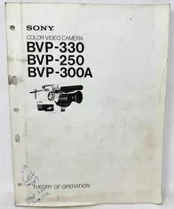 1982 Sony Color Video Camera BVP-330, 250, 300A Theory of Operation Manual Book - Picture 1 of 4
