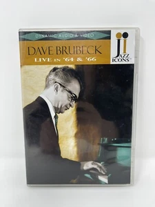 Dave Brubeck Live in '64 & '66 Jazz Icons Series DVD, 2007. Complete W/ Booklet - Picture 1 of 8