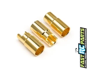 HPI  Female Gold Connectors 6.0mm Dia 3 pieces HPI101953 - Picture 1 of 1