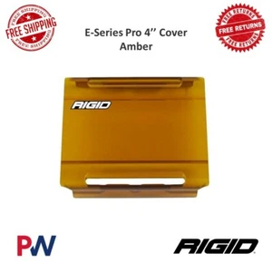 Rigid Industries 104933 | Cover E-Series LED Lights Polycarbonate Amber 4''X4'' - Picture 1 of 7