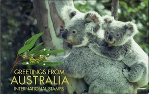 2006 paquete de 2 estampillas internacionales de Australia Greetings from Australia - Imagen 1 de 2