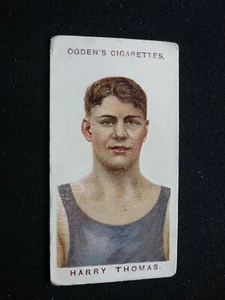 Tarjeta de boxeadores Ogden's Ltd. 1915 # 48 Harry Thomas (en muy buen estado/excelente) - Imagen 1 de 3