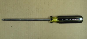 Vtg STANLEY Tools USA ~ 100 PLUS 2754 - 8" Phillips #4 Screwdriver 64-104 ~ NOS - Picture 1 of 9