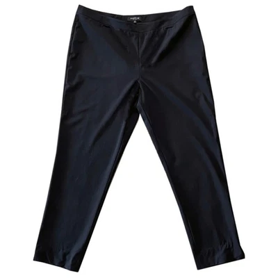 Pantalón Pantalón Lafayette 148 Talla 16 Azul Marino Mezcla Lana Elastizado Clásico Carrera Foto 1 de 4