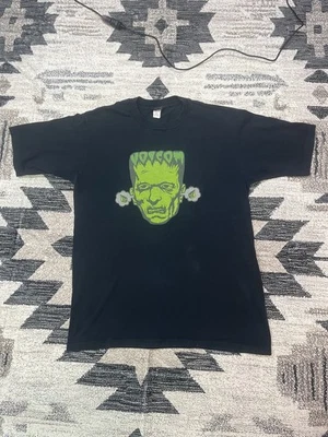 Volcom Stone Graphic T-shirt Men Large Black Short Sleeve Lg L FRANKENSTEIN - Image 1 of 4