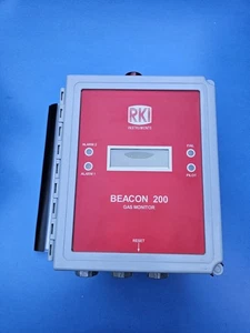 RKI Instruments Beacon 200 2-Channel Gas Detector Controller Monitor w/Strobe - Bild 1 von 12