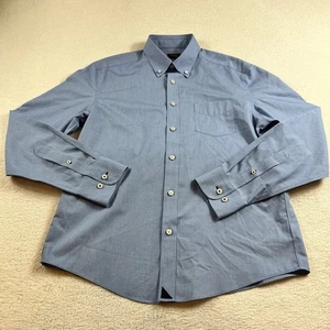 UNTUCKit Hemd Herren mittelblau gestreift Langarm Knopfleiste gebraucht, in einwandfreiem Zustand - Bild 1 von 12