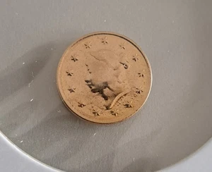 US 1853 VF $1 Liberty Head Gold Dollar - Picture 1 of 2