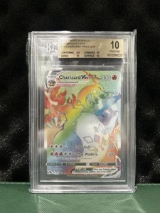Pokemon Charizard VMAX Champion's Path Rainbow Secret Rare #074 BGS 10 PRISTINE - Picture 1 of 2