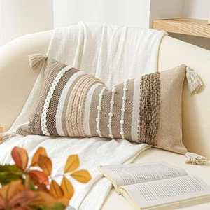 BlissBlush, dekorativer Kissenbezug für Lendenwirbel, 14" x 24" - Bild 1 von 3