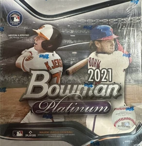 Factory Sealed 2021 Topps BOWMAN PLATINUM MLB Mega BOX 2 Autos 20 Packs 100 CARD - Picture 1 of 1