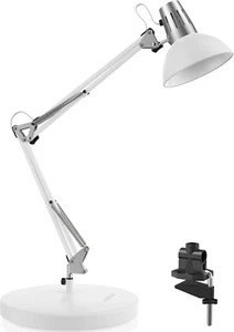 Metal Desk Lamp, Adjustable Goose Neck Architect Table Lamp with On/Off Switch, - Picture 1 of 8
