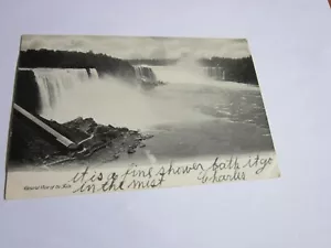 Antigua postal de colección de las Cataratas del Niágara vista general principios de 1900 UDB SIN PUBLICAR - Imagen 1 de 12
