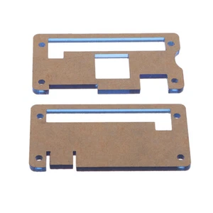 Acryl Shell Fall Gehäuse für Raspberry Pi Zero mit Schrauben & Muttern -Blau - Afbeelding 1 van 8