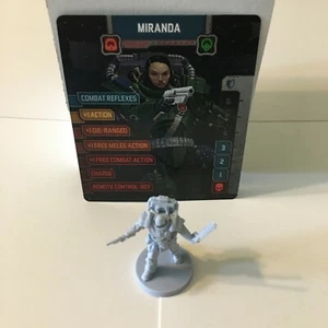 Zombicide: Invader Survivor MIRANDA Miniature Figure & Card - Picture 1 of 7