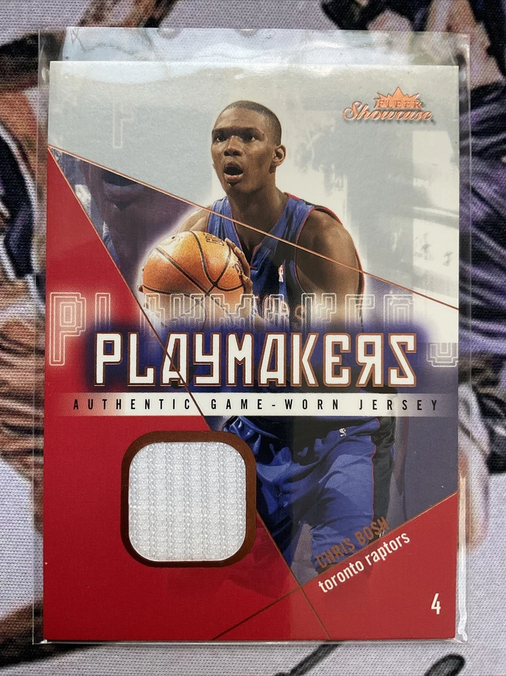 2004-05 Fleer Showcase Playmakers Chris Bosh Patch - Mint 2nd Year Jersey/Relic - Image 1 of 1