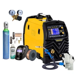 Welding machine LCD DUAL PULSE MIG/MAG/MMA/WIG Lift/MCU/Synergy/CuSi3/VRD MIG 222 - Picture 1 of 8