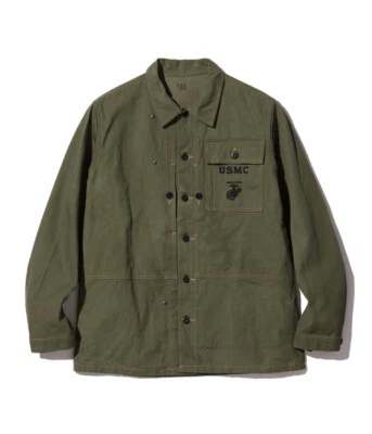 BUZZ RICKSON'S 批量 否 BR15123 美国 M.C. M-1944 HERRINGBONE UTILITY 日本夹克 — 第 1/4 张图片