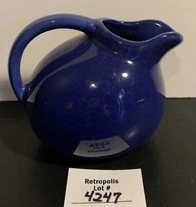 Keramik Keramik Kipp KUGEL Mini KRUG Milchkännchen Blau Vintage - Bild 1 von 15