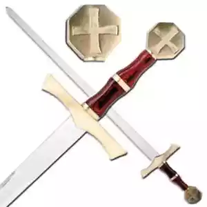 Crusader Knights Honor Cross Sword - Testament to Medieval Valor Overall 40" - Picture 1 of 1